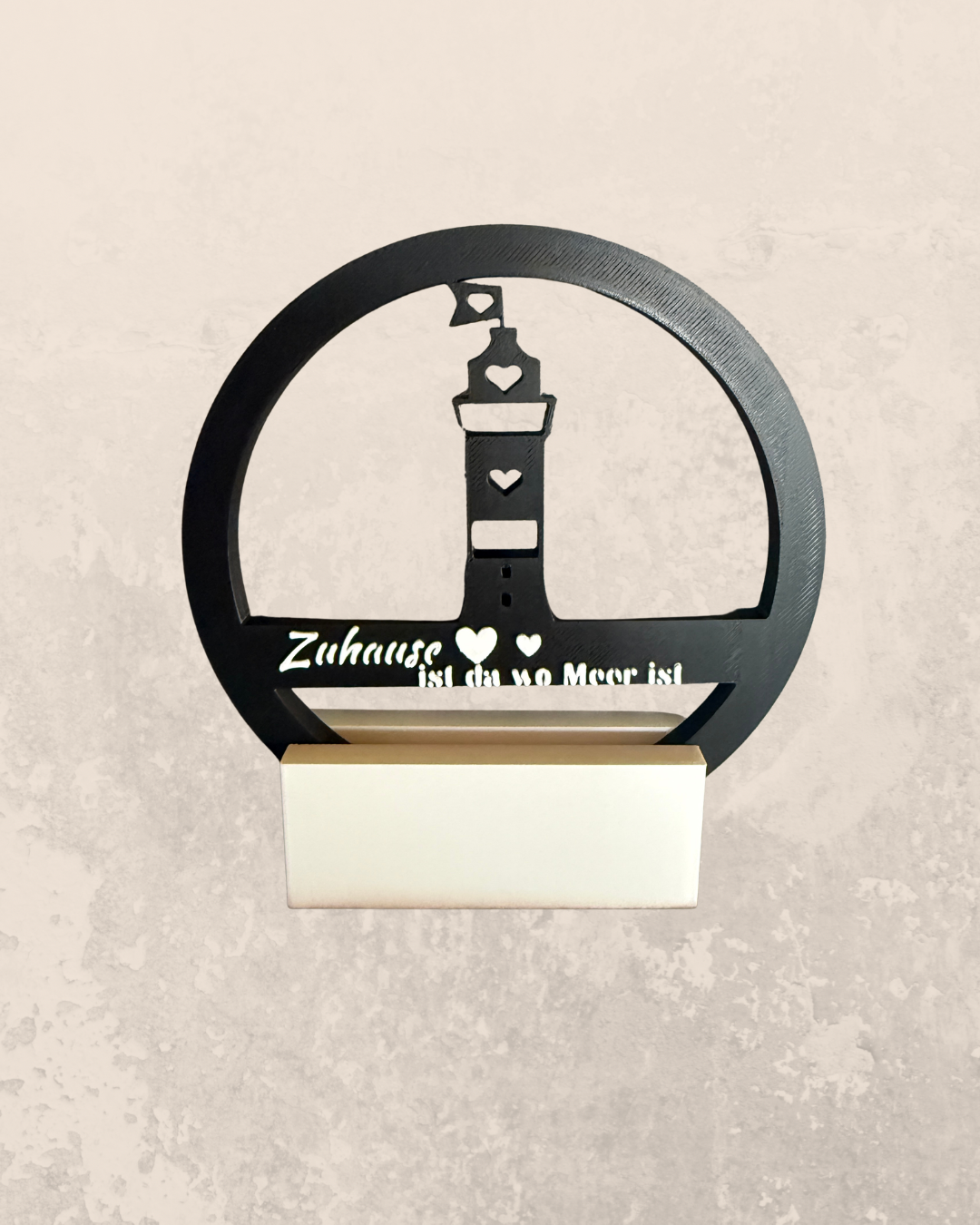 Aufsteller - Zuhause Meer