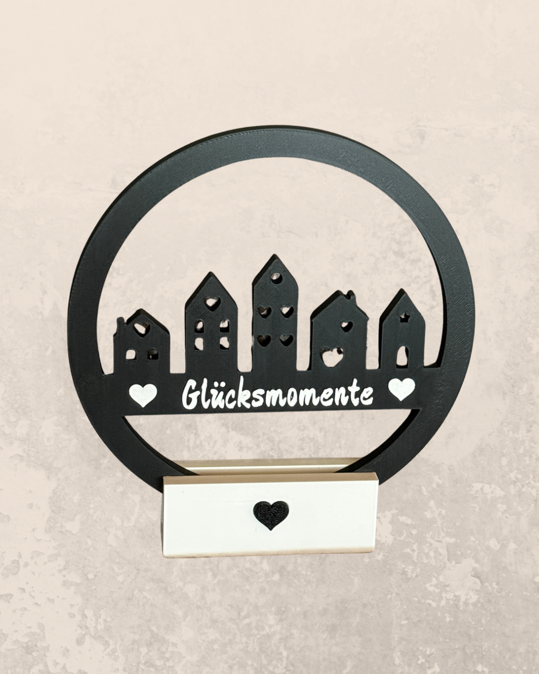 Aufsteller "Glücksmomente"