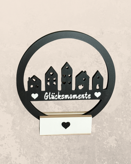 Aufsteller "Glücksmomente"