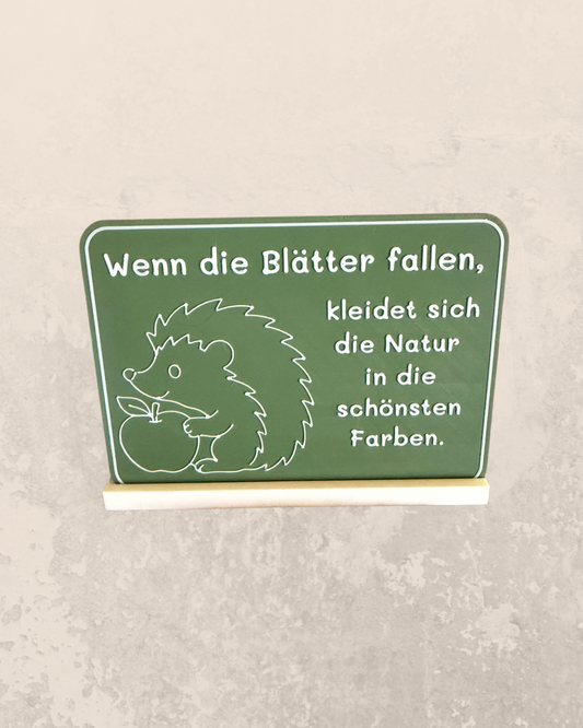 Wenn die Blätter fallen