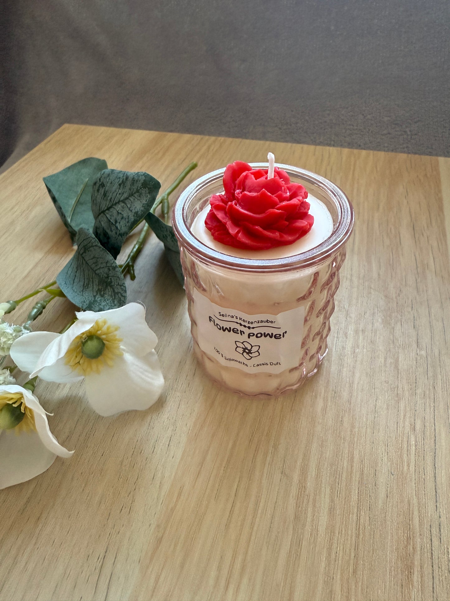Flower power in a glass