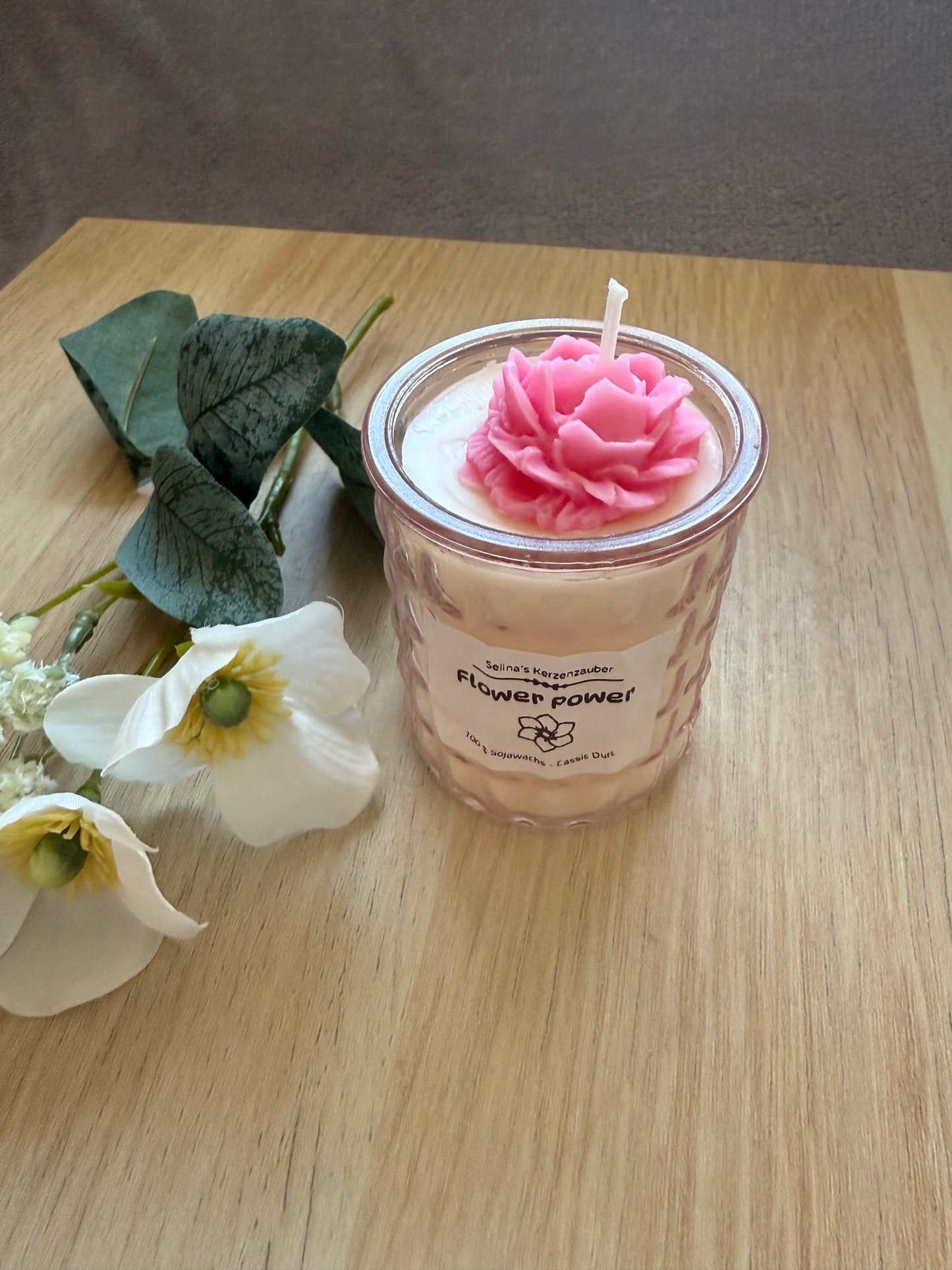 Flower power in a glass