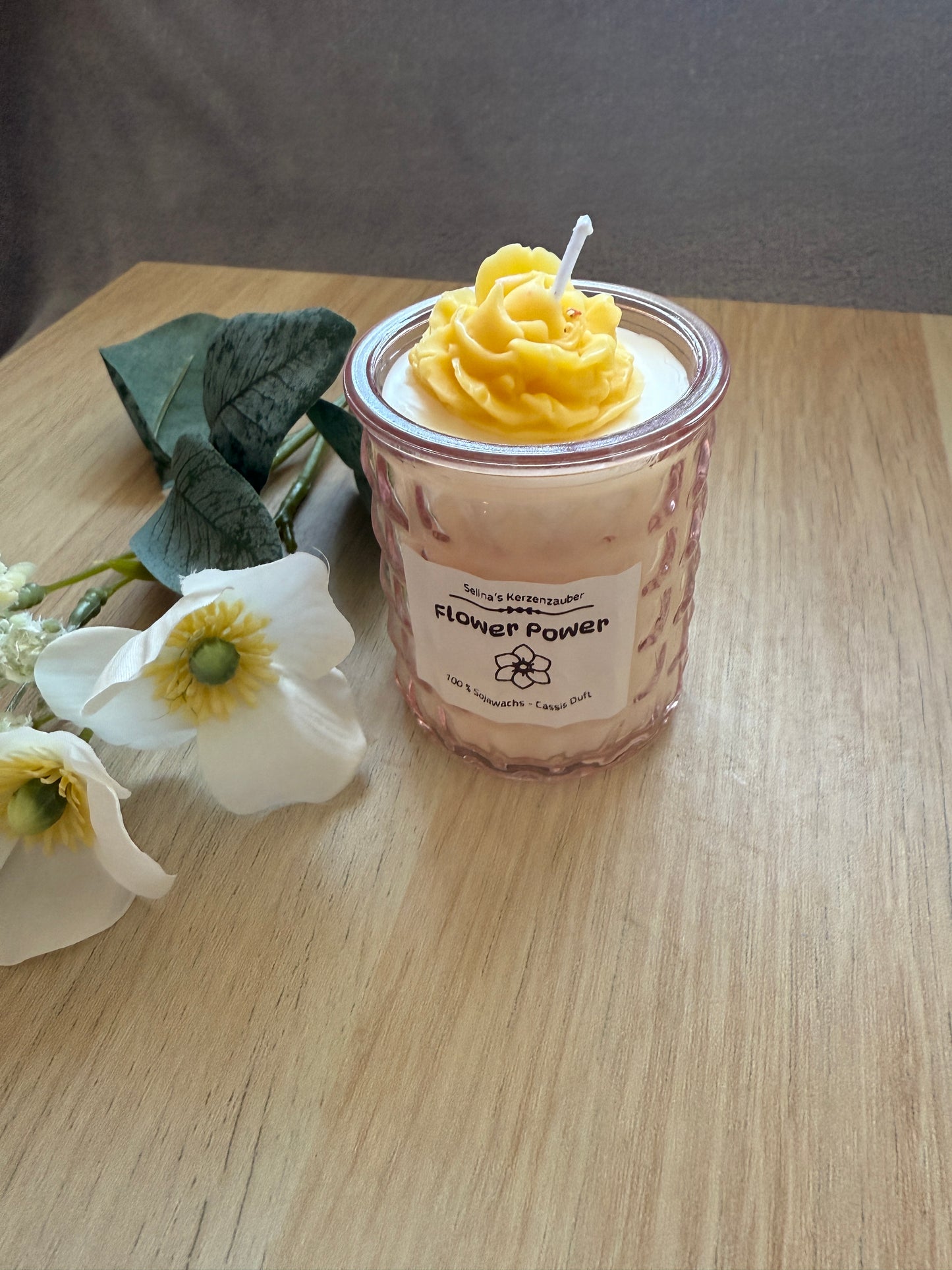 Flower power in a glass