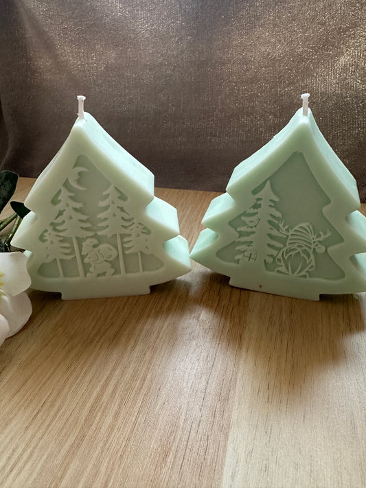 Christmas tree with pattern