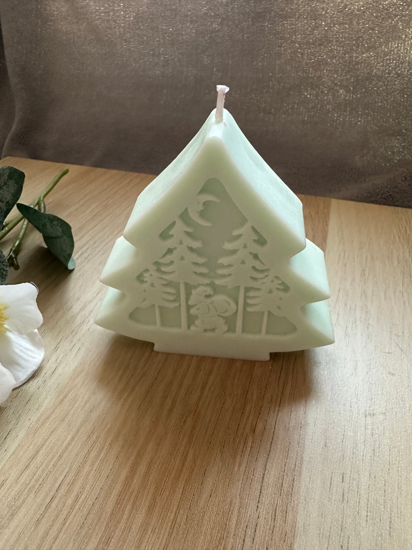 Christmas tree with pattern