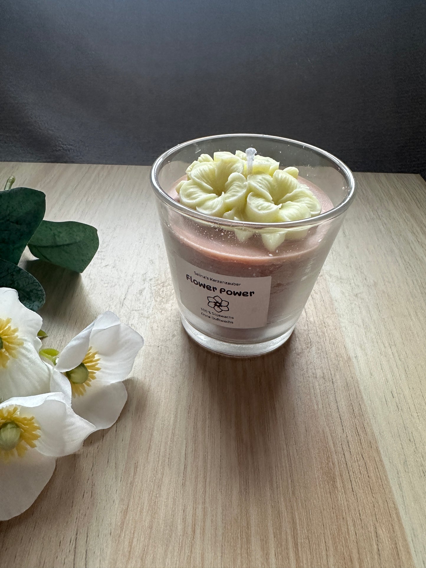 Flower power in a glass